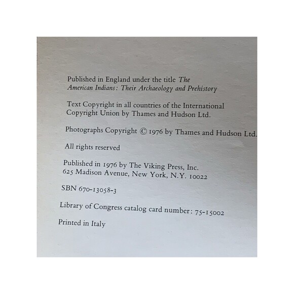 Archaeology History: The Archaeology of North America Dean Snow '76 Viking Press - Picture 6 of 10